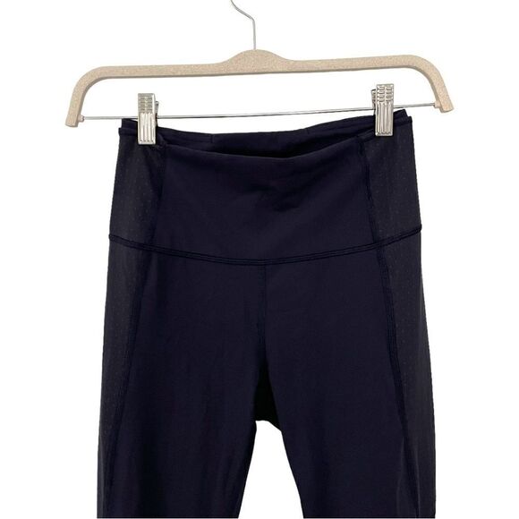 LuLuLemon Tight Body Con Dot Mesh Panel Leggings - Picture 5 of 10